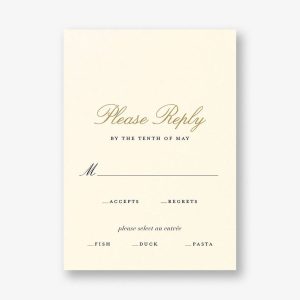 Natural Love Response Card