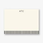 Black Alto Stripe Stationery
