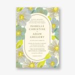 Anemone Pool Wedding Invitation