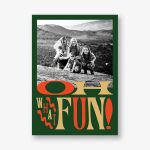Just for Fun Green Holiday Photo Card