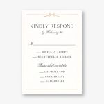 Bow Border Foil Response Card