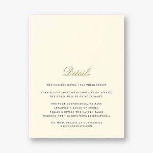 Natural Love Information Card