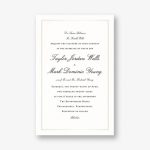 Timeless Elegance Wedding Invitation