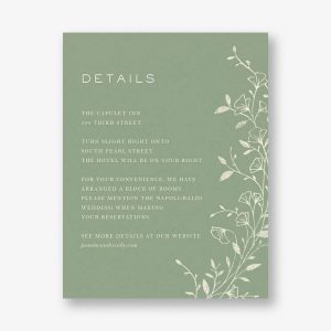 Cornelia Green Information Card