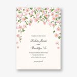 In the Cosmos Cream Wedding Invitation