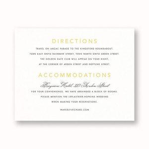 Dripping Floral Information Card