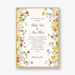 Wild Petals Wedding Invitaiton