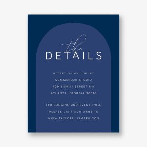 Colorful Arch Information Card