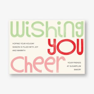 Wishing You Cheer Holiday Card