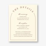 Minimal Arch Information Card