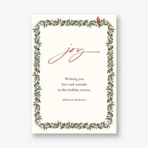 Cardinals Appear Holiday Card