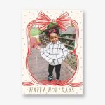 Red Ribbon Holiday Photo Card