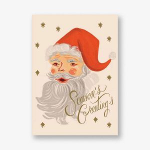 Greetings From Santa Holiday Card