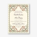 Ornamental Autumn Wedding Invitation