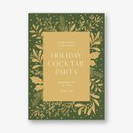 Gold Greenery Holiday Card