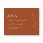 Dried Floral Information Card