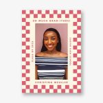 Checkered Frame Photo Graduation Announcement
