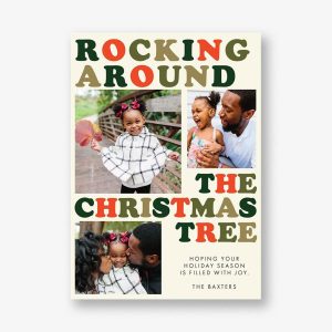 Rocking Around Holiday Photo Card