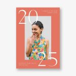 Big Bright Border Photo Graduation Announcement