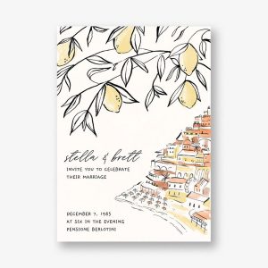 Amalfi Romance Wedding Invitation