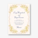 Italian Garden Wedding Invitation