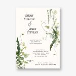 Wedding Flora Wedding Invitation