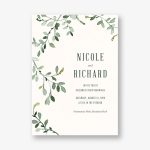 Leaflet Wedding Invitation