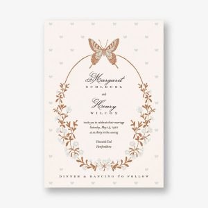 Wing of Love Wedding Invitation