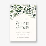 Olive Arch Bridal Shower Invitation
