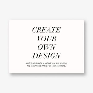 A7 Horizontal Bar & Bat Mitzvah Invitation - Upload Your Own