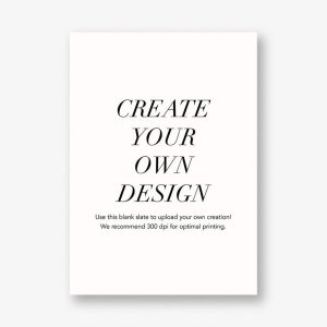 A7 Vertical Bar & Bat Mitzvah Invitation - Upload Your Own