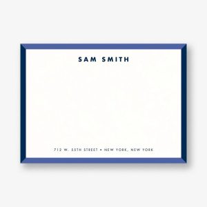 Mod Bevel Border Stationery