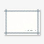 Herringbone Border Stationery