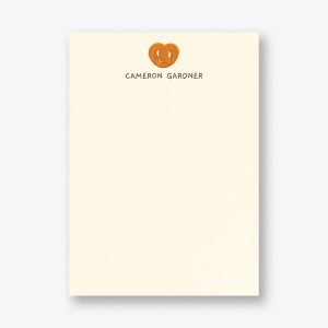 Big Pretzel Stationery