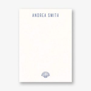 Single Seashell Stationery
