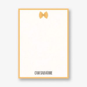 Bowtie Pasta Stationery