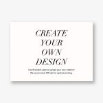 4 Bar Horizontal Design - Upload Your Own