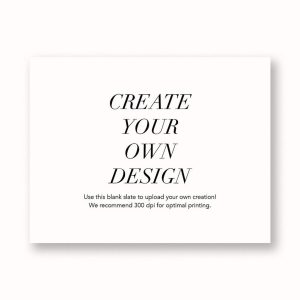 A2 Horizontal Design - Upload Your Own