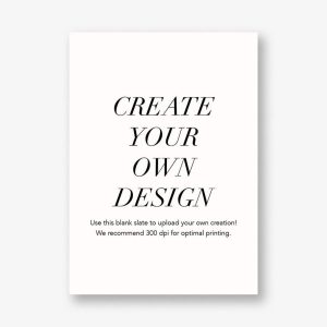 4 Bar Vertical Design - Upload Your Own