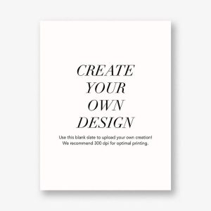 A2 Folded Vertical Design - Upload Your Own