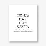 A2 Vertical Design - Upload Your Own