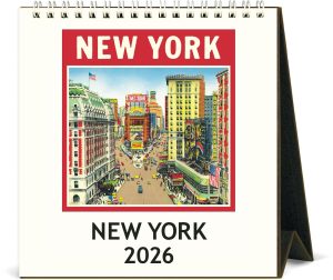 2026 Cavallini New York Desk Calendar