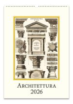 2026 Cavallini Architecttura Wall Calendar
