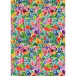 Bright Floral Flat Wrap