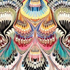 Marble Foil Flat Wrap