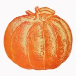 Die-cut Harvest Pumpkin Placemats