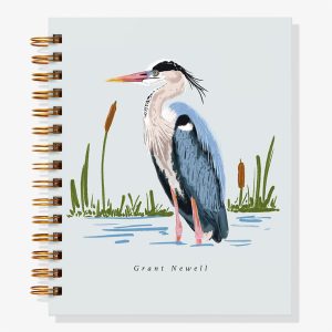 12-Month Great Heron Custom Planner