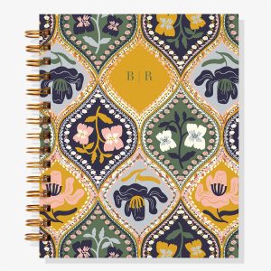 12-Month Paisley Diamonds Custom Planner