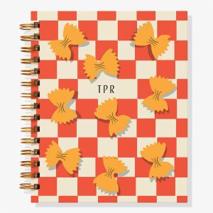 12-Month Bowtie Pasta Custom Planner