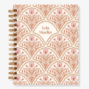 12-Month Scalloped Wallflower Custom Planner